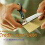 Debt credit card people cards managing tips cutting some loans money cut being guide top scissors ppt powerpoint presentation skip